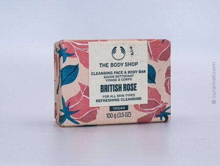 The Body Shop Cleansing Face And Body Bar British Rose 100g
