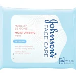 Johnsons Face Care Wipes 25cs Dry Skin