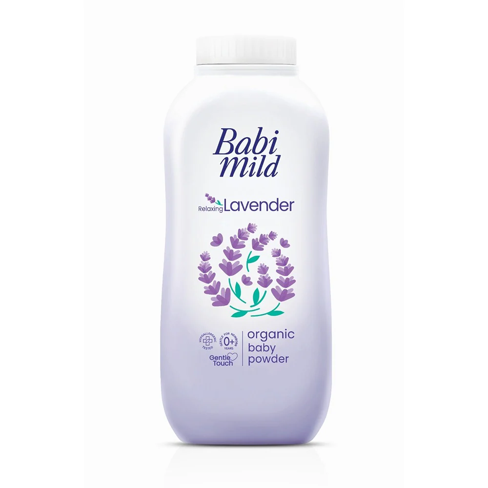 58a Babi Mild Relaxing Lavender Baby Powder - Image 1