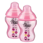 Tommee Tippee 2pk Pink 260ml
