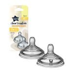 Tommee Tippee Teats 3m+ 2x Medium Flow