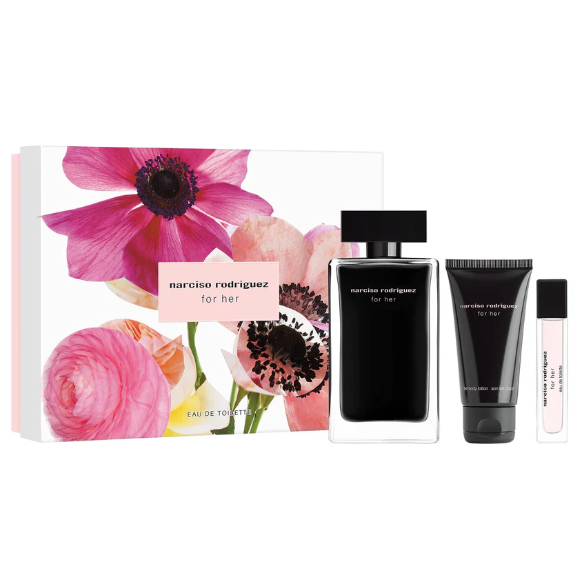 704 NARCISO RODRIGUEZ FOR HER EDT GIFT SET 3PCS - Image 1