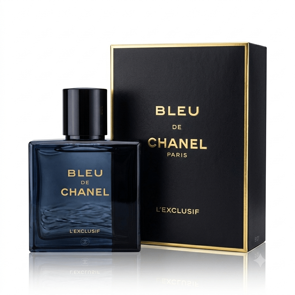 Gemini_Generated_Image_lluvsmlluvsmlluv CHANEL DE BLUE L EXCLUSIF PARFUM 100ML - Image 1
