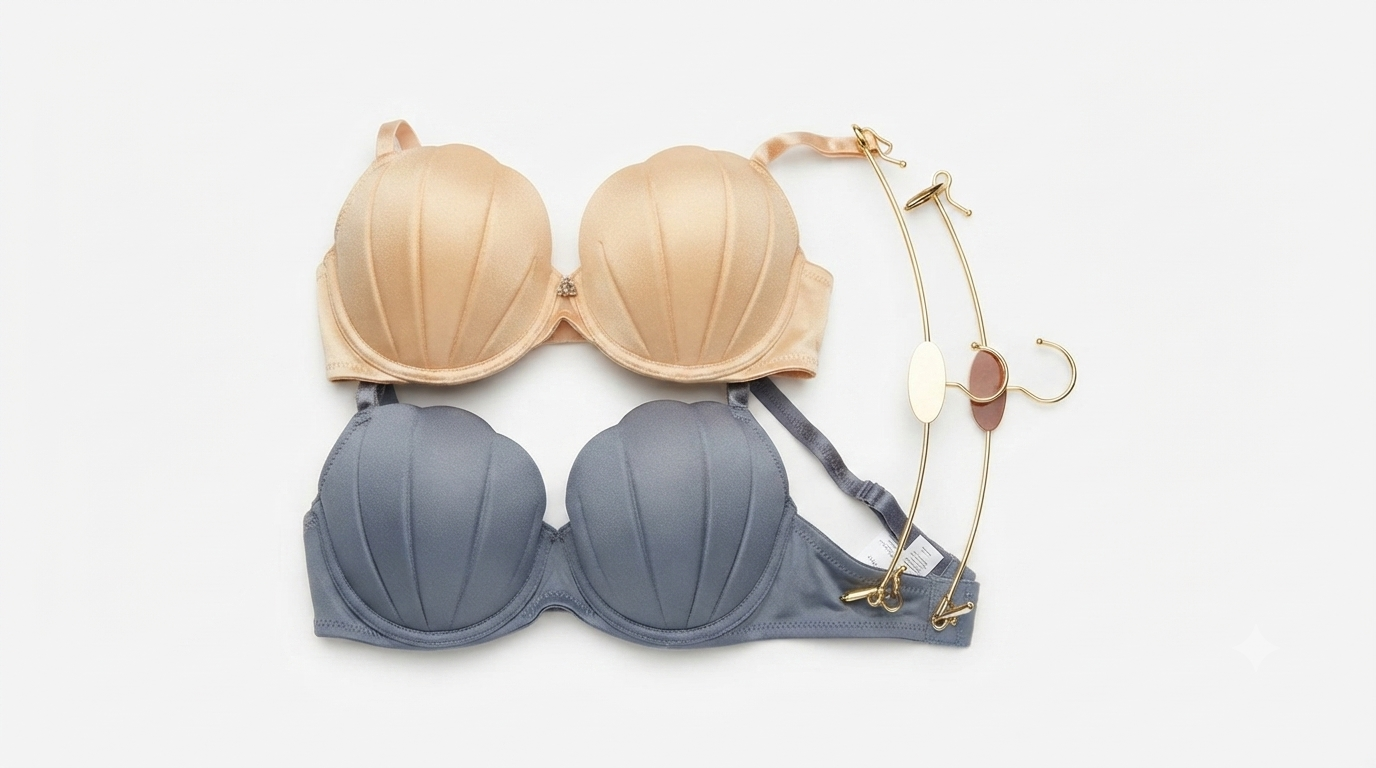 Gemini_Generated_Image_xioowoxioowoxioo (1) Sisterhood Shell Cup Push-Up Bra - Image 1