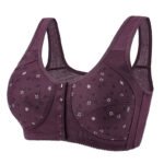 New Anti-Sagging Front Open Button Bra | Full Support | Lift & Shape